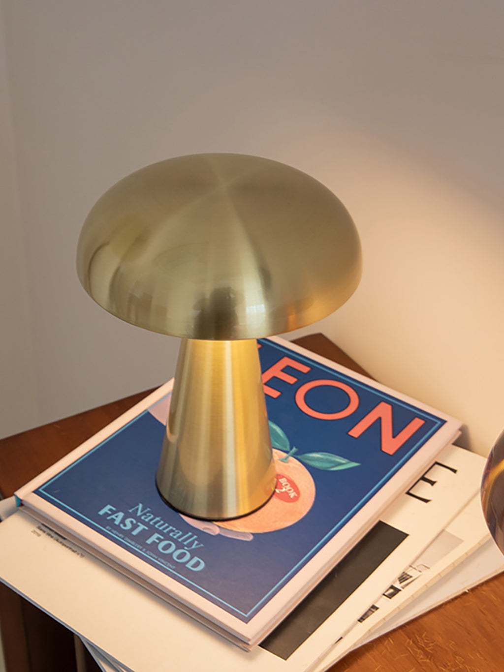 Shop Porcini Gold Wireless Table Lamp Online Rosha India